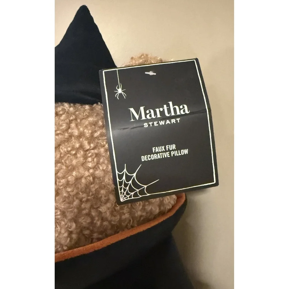 NEW ~ NWT ~ MARTHA STEWART ~ VIRAL ~ HALLOWEEN TEDDY BEAR WITCH PILLOW